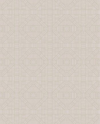 Patterned large porcelain décor panel ABK Moooi Special Edition Geometrical Rhea Ivory, 120x280 cm, 6 mm, natural matt
