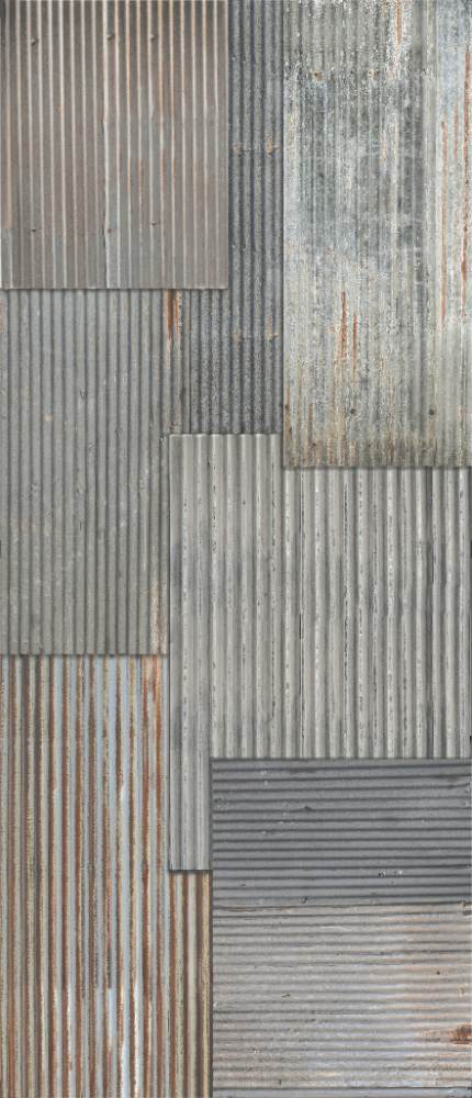 Patterned large porcelain decor slab ABK Wide&Style Metal, 120x280 cm, 6 mm, matt – 2