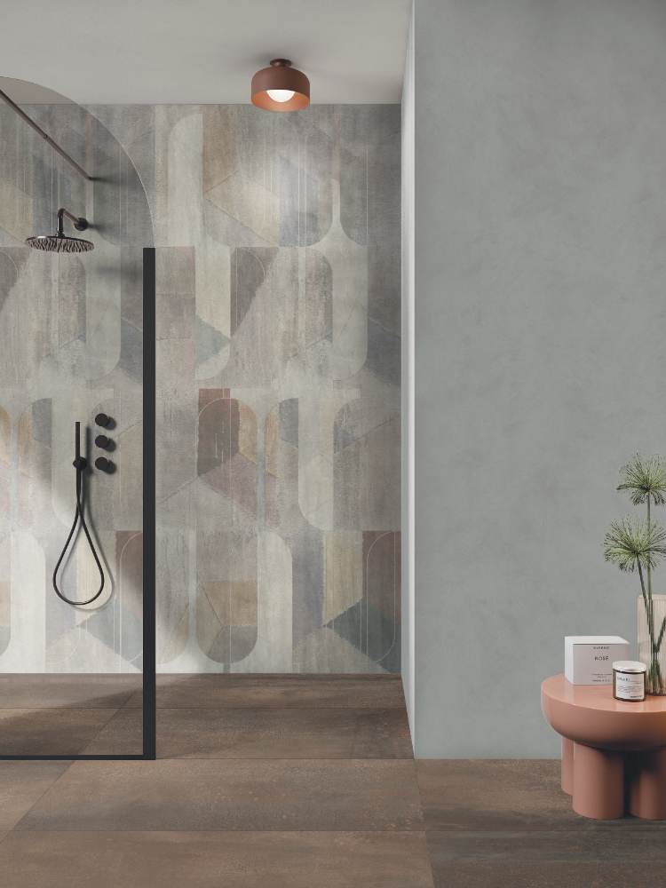 Patterned large porcelain decor slab ABK Wide&Style Shapes, 120x280 cm, 6 mm, matt – 2