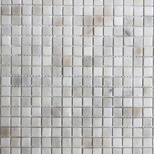 Natural stone mosaic Stone Nr. 19, 30x30 cm, 8 mm, grey