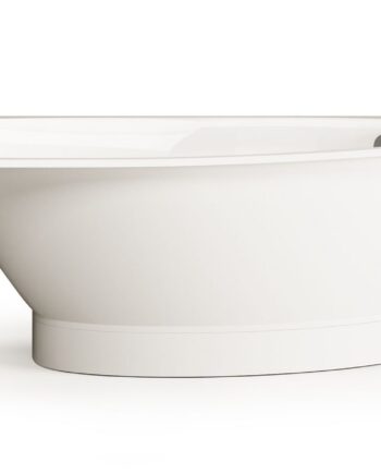 Corner Bath PAA TRE 170 D 170x100 cm, right, Cast Stone