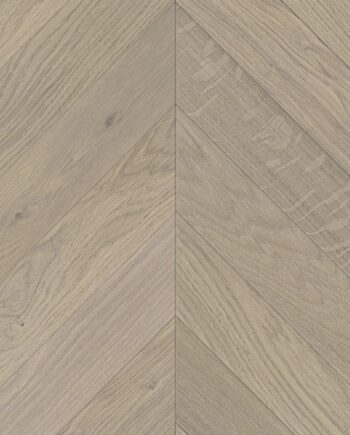Oak Chevron Flooring Esta AB Sandstone 780 mm extra matt lacquered