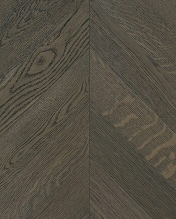 Oak Chevron Flooring Esta Nordic S Lava Grey extra matt lacquered