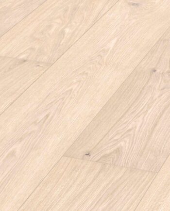 Oak parquet Meister, Longlife PD 450, Authentic limed white oak 09003, 1-strip, 2400 x 255 mm, brushed, ultra matt lacquered