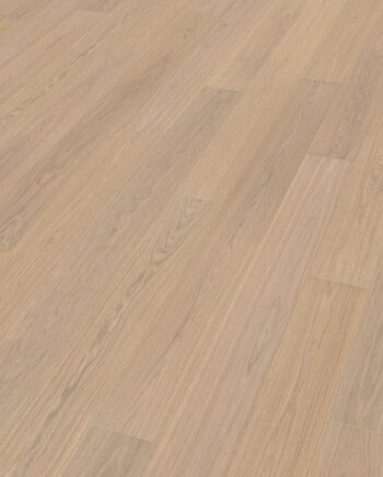Oak parquet Thede & Witte Euro, nature, brushed, white oiled, 1-strip, 2230 x 194 x 14 mm