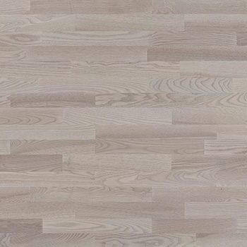 Parquet Ash, Molti Platinium, 3-strip, brushed, stained, matt lacquer