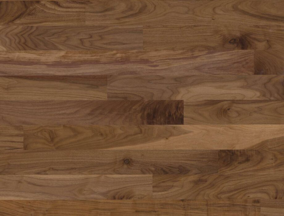 Parquet Flooring Bauwerk Cleverpark 1250 American Walnut 34 matt lacquered – board view Parquet Flooring Bauwerk Cleverpark 1250 American Walnut 34 matt lacquered