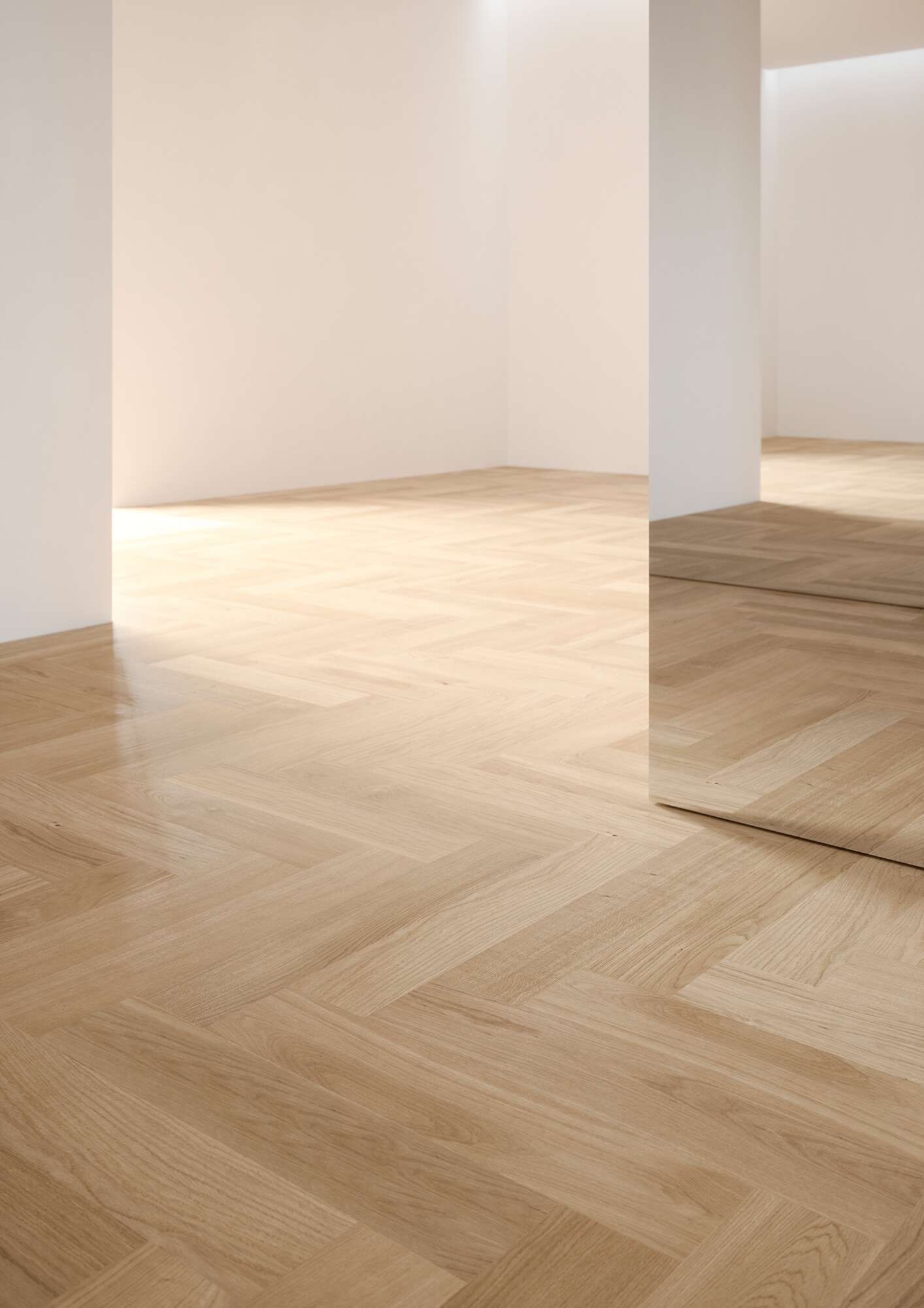 Parquet Flooring Bauwerk Formpark Quadrato Oak Crema 14 B-Protect brushed – 4
