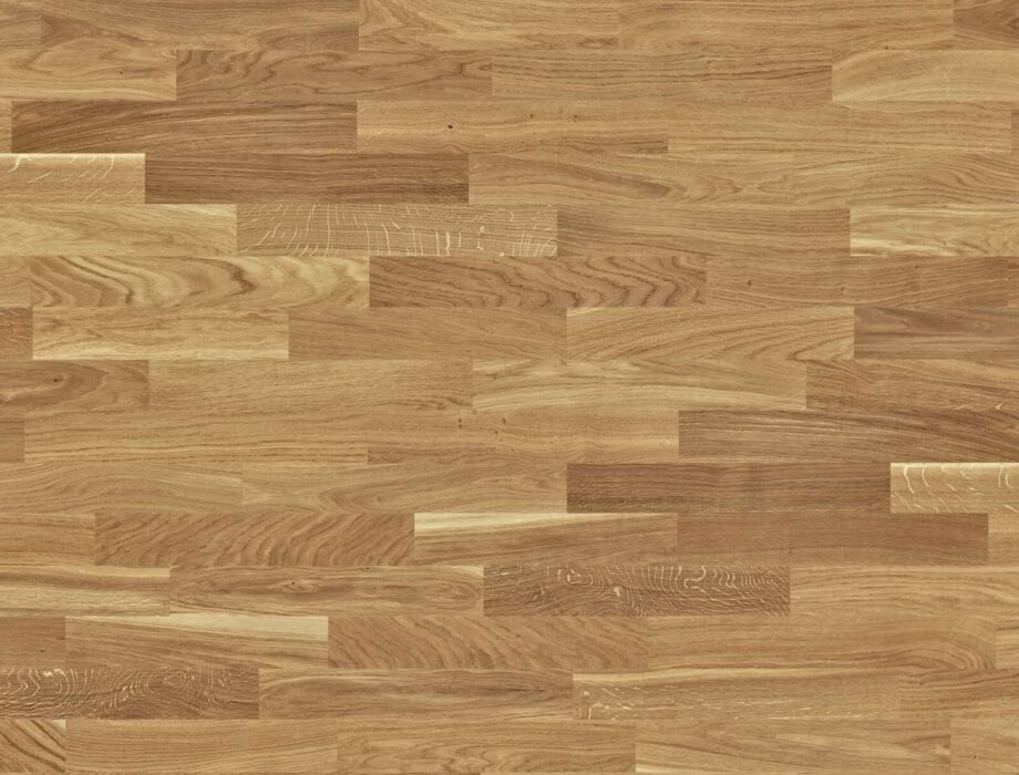Parquet Flooring Bauwerk Triopark Oak Nature 15 oiled 3-strip sanded