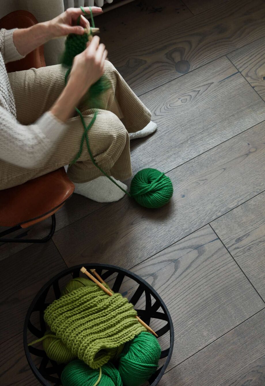 Parquet Flooring Bauwerk Unicopark Oak Fumo 46 oiled brushed – interior 2 Parquet Flooring Bauwerk Unicopark Oak Fumo 46 oiled brushed – 3