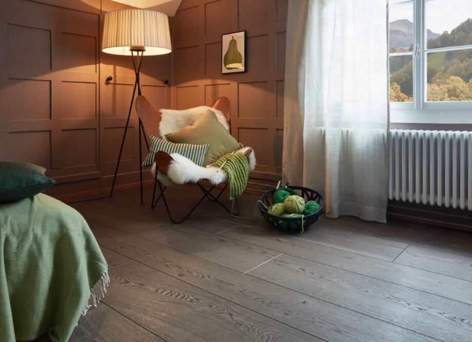 Parquet Flooring Bauwerk Unicopark Oak Fumo 46 oiled brushed – interior 3 Parquet Flooring Bauwerk Unicopark Oak Fumo 46 oiled brushed – 4