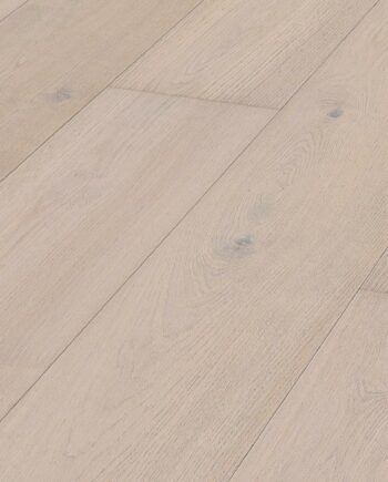 Parquet Meister Lindura Natural arctic white oak, brushed, 1-strip, matt lacquered