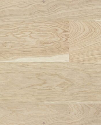 Parquet Oak, Oak Nordic London, 1-strip, brushed, beveled, white extra matte lacquer 5-11%