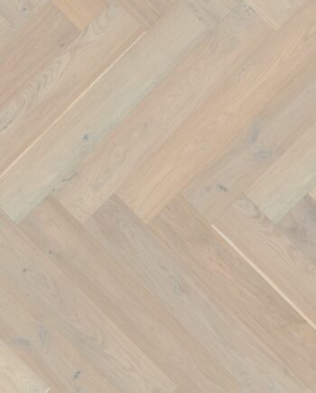 Parquet Oak, ter Hürne, Oak sand grey, herringbone, brushed, beveled, natural oil-treated