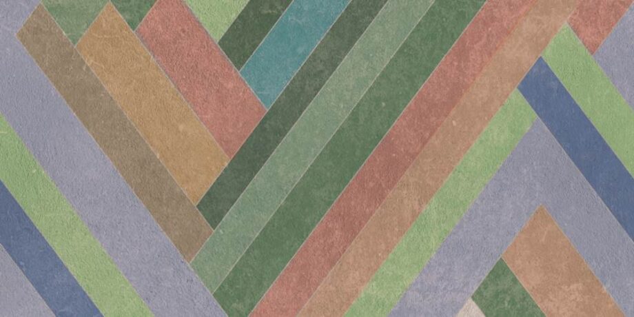 Patterned decorative porcelain tile ABK Wide&Style Blocks Sage, 120×240 cm (4 x 60×120 cm), 8.5 mm, matt Patterned decorative porcelain tile ABK Wide&Style Blocks Sage, 120x240 cm (4 x 60x120 cm), 8.5 mm, matt