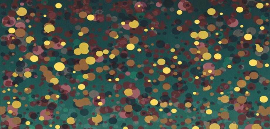 Patterned decorative porcelain tile ABK Wide&Style Confetti Green A, 120×240 cm (4 x 60×120 cm), 8.5 mm, matt Patterned decorative porcelain tile ABK Wide&Style Confetti Green A, 120x240 cm (4 x 60x120 cm), 8.5 mm, matt
