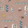 Patterned large porcelain decor slab ABK Wide&Style Dreams, 120x280 cm, 6 mm, matt