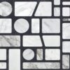 Patterned decorative porcelain tile ABK Wide&Style Incertum Light, 60x120 cm, 8.5 mm, matt