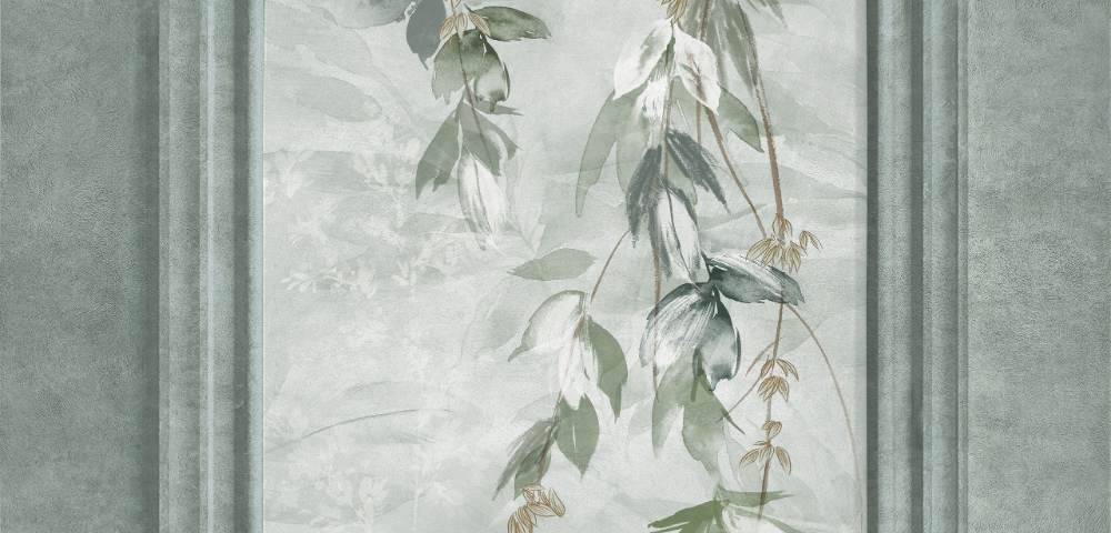Patterned decorative porcelain tile ABK Wide&Style Palazzo B, 120x240 cm (4 x 60x120 cm), 8.5 mm, matt