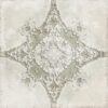 Patterned encaustic-look porcelain floor tile Dune Atlantique Saint-Michel Olive, 20×20 cm, 9 mm, glass paste relief Patterned encaustic-look porcelain floor tile Dune Atlantique Saint-Michel Olive, 20x20 cm, 9 mm, glass paste relief