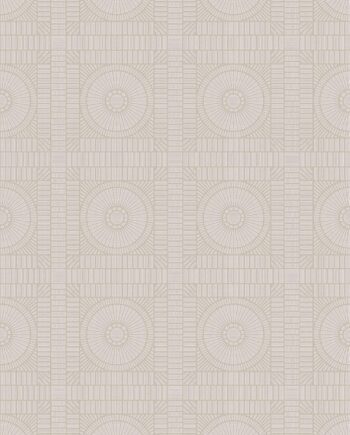 Patterned large porcelain décor panel ABK Moooi Special Edition Geometrical Dove Ivory, 120x280 cm, 6 mm, natural matt