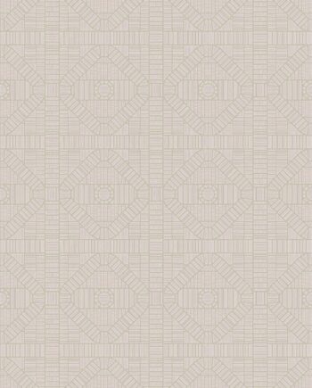 Patterned large porcelain décor panel ABK Moooi Special Edition Geometrical Rhea Ivory, 120x280 cm, 6 mm, natural matt
