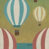 Patterned large porcelain decor slab ABK Wide&Style Baloon C, 120x280 cm, 6 mm, matt