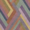 Patterned large porcelain decor slab ABK Wide&Style Blocks Hazel, 120x280 cm, 6 mm, matt