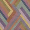 Patterned large porcelain decor slab ABK Wide&Style Blocks Hazel, 160x320 cm, 6 mm, matt