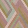 Patterned large porcelain decor slab ABK Wide&Style Blocks Lilac, 120x280 cm, 6 mm, matt