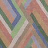 Patterned large porcelain decor slab ABK Wide&Style Blocks Sage, 120x280 cm, 6 mm, matt