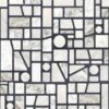 Patterned large porcelain decor slab ABK Wide&Style Incertum Light, 120x280 cm, 6 mm, matt