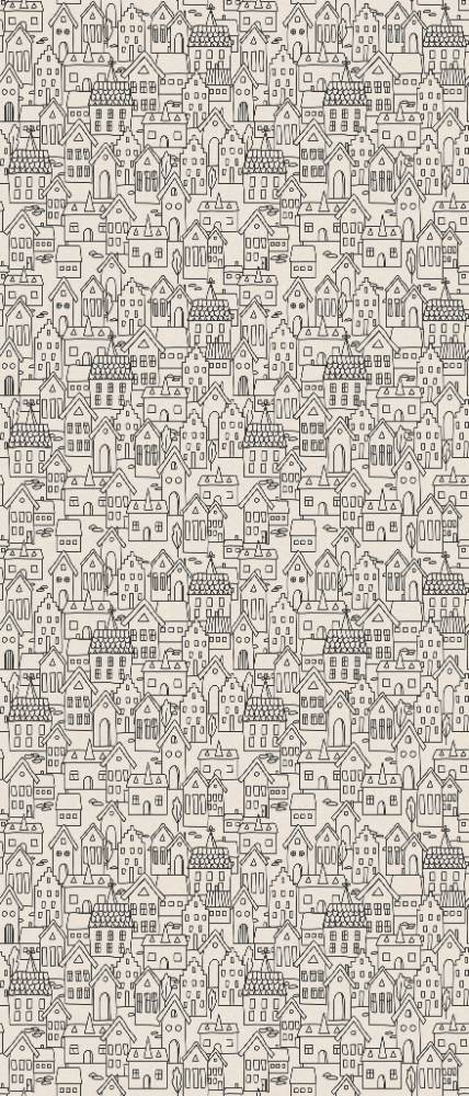 Patterned large porcelain decor slab ABK Wide&Style Paint the house, 120x280 cm, 6 mm, matt