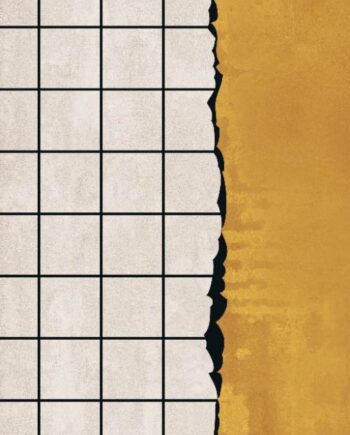 Patterned large porcelain decor slab ABK Wide&Style Uncover C, 160x320 cm, 6 mm, matt