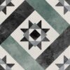 Patterned porcelain floor tile ABK Play Classic Sage, 20x20 cm, 8.5 mm, matt (nat.)