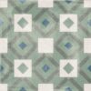 Patterned porcelain floor tile ABK Play Labyrinth Sage, 20x20 cm, 8.5 mm, matt (nat.)