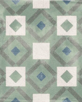 Patterned porcelain floor tile ABK Play Labyrinth Sage, 20x20 cm, 8.5 mm, matt (nat.)
