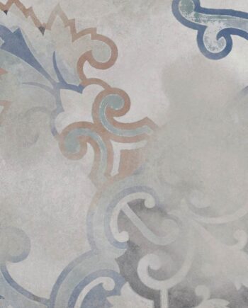 Patterned porcelain floor tile ABK Play Re-used Mix Grey, 20x20 cm, 8.5 mm, matt (nat.)
