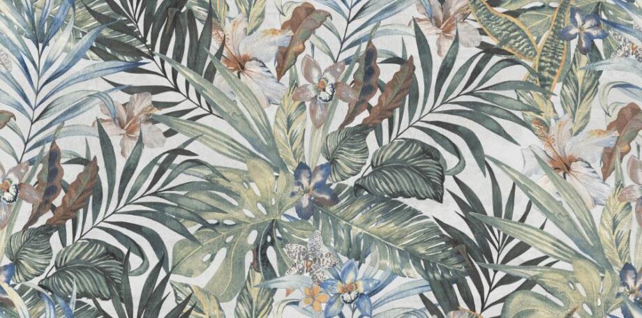 Patterned porcelain wall tile ABK Wide&Style Mini Caribbean, 60×120 cm, 7 mm, matt Patterned porcelain wall tile ABK Wide&Style Mini Caribbean, 60x120 cm, 7 mm, matt