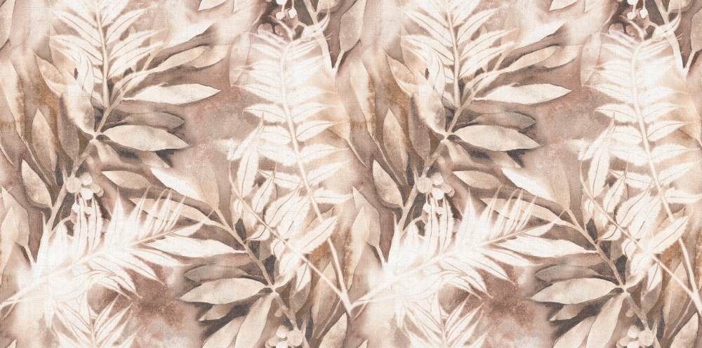 Patterned porcelain wall tile ABK Wide&Style Mini Fern, 60x120 cm, 7 mm, matt