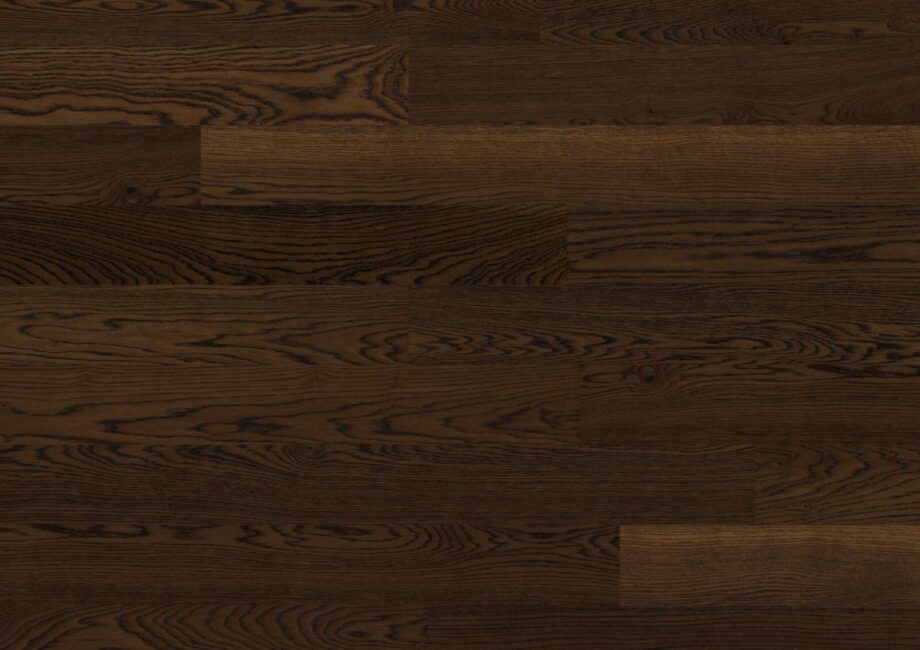 Plank parquet Bauwerk Trendpark 1450 smoked oak Tartufo 24 oiled brushed