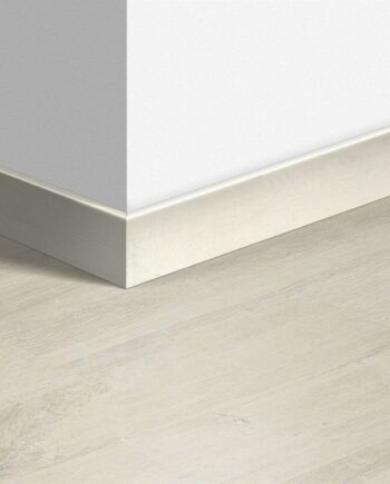 Skirting board Quick-Step Charlotte Oak White for laminate, MDF, 12x58x2400 mm
