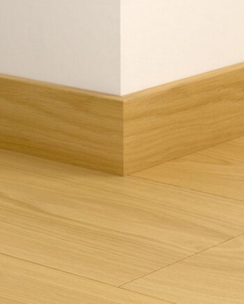 Skirting board Quick-Step Biscuit Brown Oak for laminate, MDF, 12x58x2400 mm