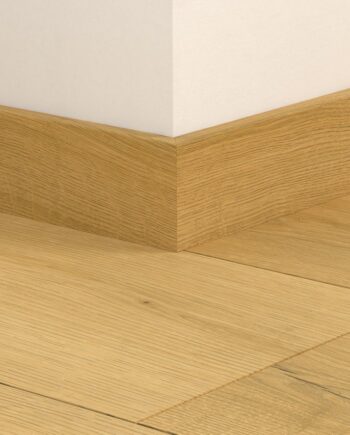 Skirting board Quick-Step Brushed Oak Honey for LVT vinyl flooring, waterproof, 12x58x2400 mm