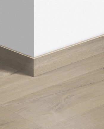 Skirting board Quick-Step Cotton Oak Beige for LVT vinyl flooring, waterproof, 12x58x2400 mm