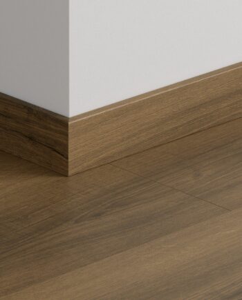 Skirting board Quick-Step Warm Brown Oak for laminate, MDF, 12x58x2400 mm