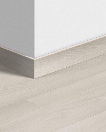 Skirting board Quick-Step White Premium Oak for laminate, MDF, 12x58x2400 mm