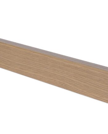 Skirting board Thede & Witte Cube 40, oak Darkgrey, 15 x 40 x 2400 mm