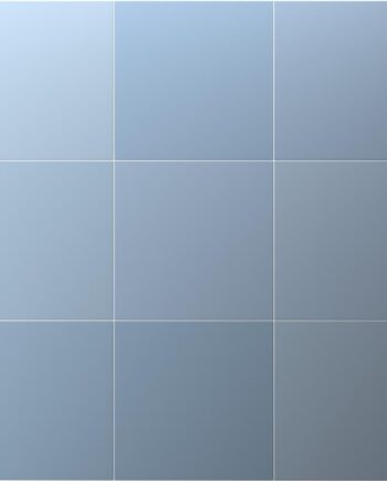 Porcelain tile with shade variation Dune Chicago Ocean, 14.7x14.7 cm, 8 mm, ocean blue