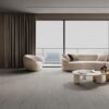 Wood effect matt porcelain floor tile Tau Dover White, white, rectified – view 3 Wood effect matt porcelain floor tile Tau Dover White, 25x150 cm, white, rectified – 3